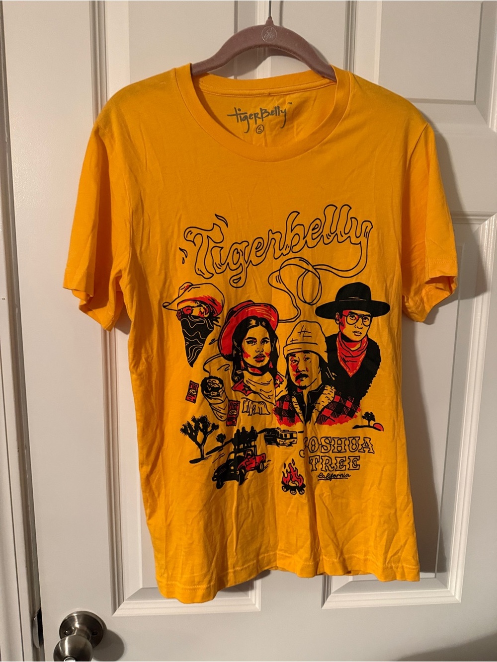 Tigerbelly Joshua Tree Graphic Tee - Mustard Yellow